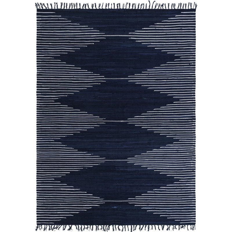 Gwin Cotton Southwestern Indoor Rug, Rectangle 8' x 11'