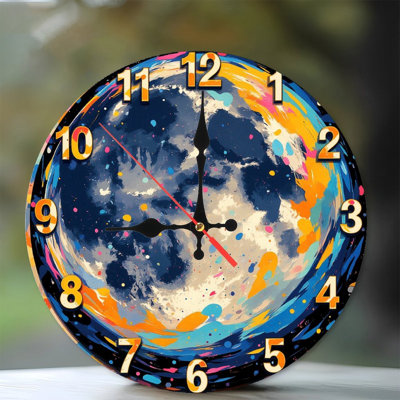 Horloge murale Artistic Moon