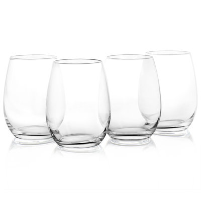 4 Piece 19 oz. Wine Glass Set