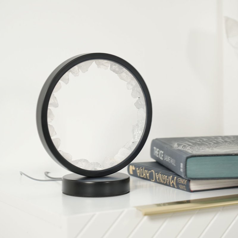 Cerrie Crystal Novelty Lamp, Black