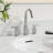 2-handle Bathroom Faucet with Drain Assembly