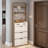 Traditional-Style High Locker with Ample Storage, Adjustable Shelves, and Easy Assembly, Ideal for Modern Living in Small Spaces-962450940