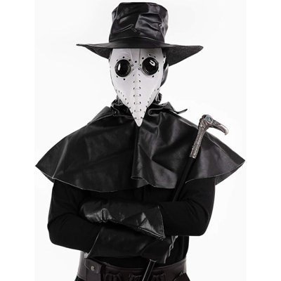 Masque de peste, oiseau, masque, bec long, Cosplay, costume d'Halloween Steampunk, accessoires en latex