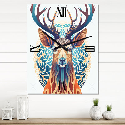 Wild Buck - Animal Landscape Wall Clock