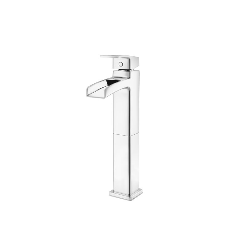Robinet de lavabo vasque à commande simple Kenzo, Chrome poli