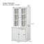 Vitrine haute 75,25 po