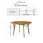 Berenike Rubberwood Solid Wood Dining Set-380517859