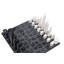 Acrylic NEW YORK Chess Set with Wood Map Board