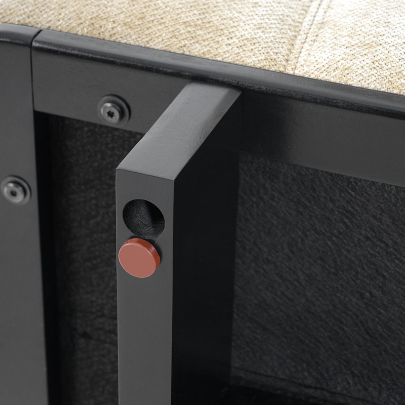 Banc de salle à manger en chenille Oatmeal