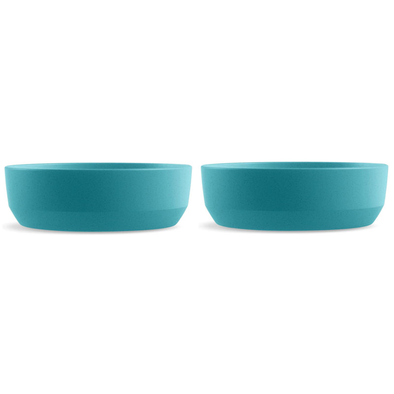 Corail biseauté Tarhong, PP blé, moyen, 6,4 po x 2 po / 3,25 tasses, Grand (5,3 tasses / 42,4 oz liquides), Bleu