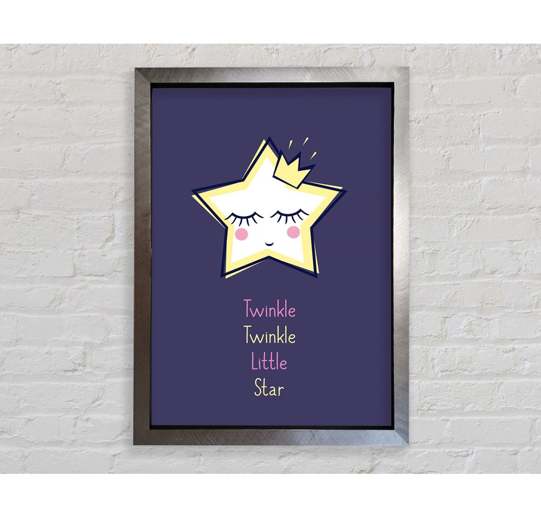 Twinkle Twinkle Gerahmter Druck Wandkunst