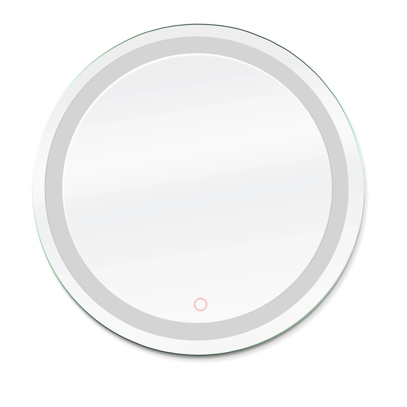 Donella Flat Wall Mirror, 36" H x 36" W