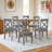 Bronxton 17" Wide Wooden Dining Chairs With Cross-Back Design-99306135-117467294