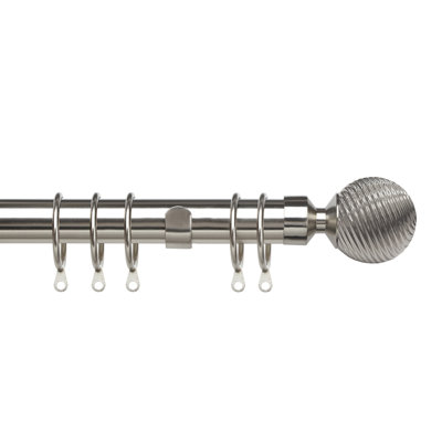 Mccarron Adjustable Single Curtain Pole