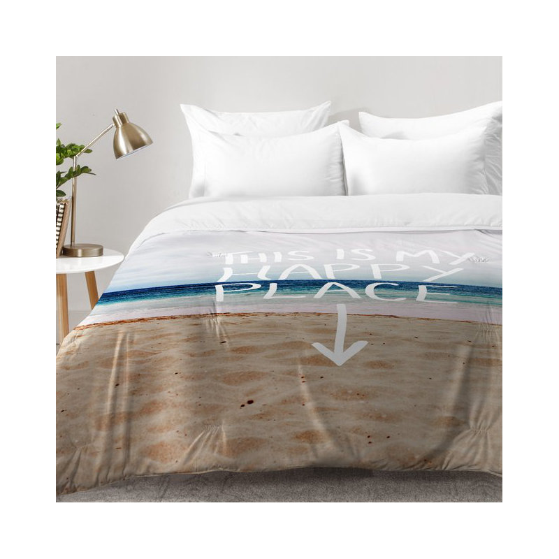 Leah Flores Coastal Polyester Comforter, King Comforter + 2 King Shams