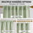 Tufted Stripe Linen Modern Farmhouse Room Darkening Curtains (Set of 2)-356127196-356127194