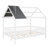 Wood House Bed With Fence-1466968572-1437157137