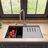 33.86'' L Single Bowl Granite Kitchen Sink-95312598