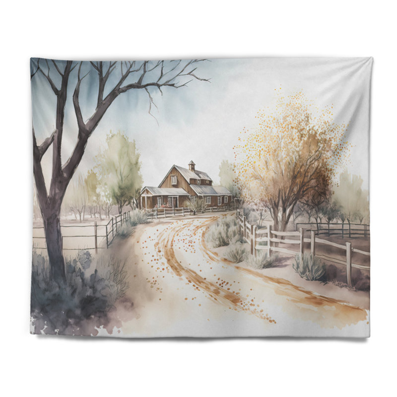 Polyester Tapestry, 50" H x 60" W