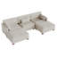 Canapé modulaire en velours côtelé Maelina -107665275-107665270