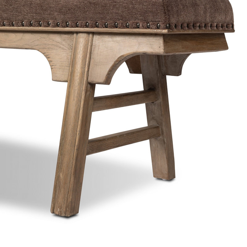 Velvet Solid Wood Bench