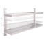 Abrego 2 Piece Metal Floating Shelf-1204931952