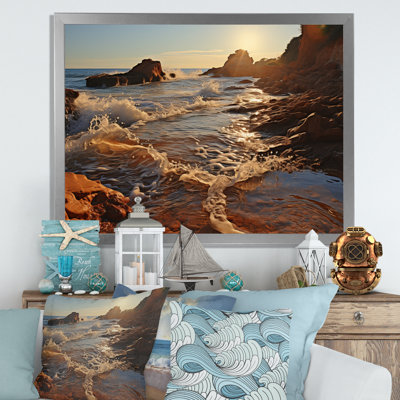 Golden Sands A Mesmerizing III - Landscapes Wall Art Living Room