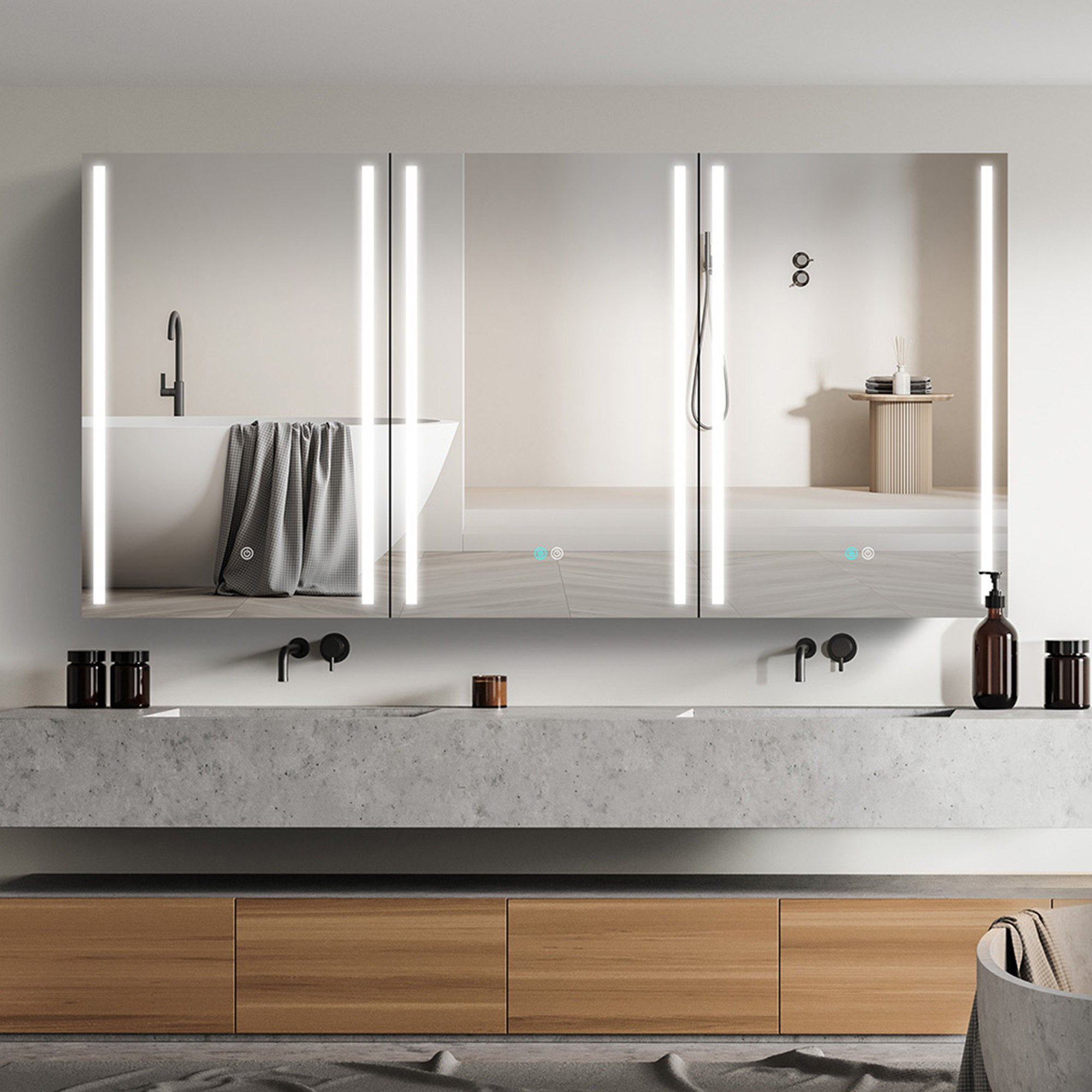 KAYA bathroom cabinet 160 cm MATTE