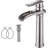 Single-handle Bathroom Faucet with Drain Assembly-129257943