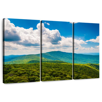 Scène Alvord Blue Ridge Mountains