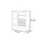 Vitrine à espaces de rangement multiples