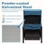 Recliner Chair Metal Outdoor Lounge Chair with Flip Table-348112147
