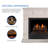 Duluth Forge Ventless Dual Fuel Gas Log Set, Split Oak, 33,000 BTU, Remote Control-55932196