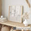 Reproduction d'art botanique moderne sans cadre, botanique, Eucalyptus beige