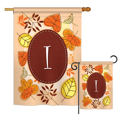 Drapeau de polyester à 2 côtés en polyester automne initial automne