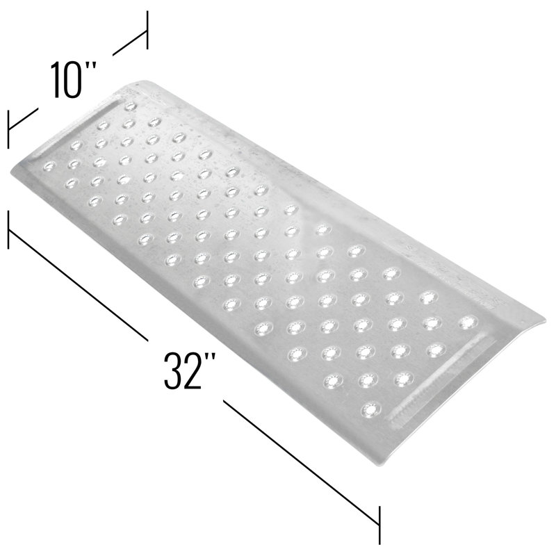 Silver Spring Metal Threshold Ramp, 10" H x 32" W x 10" L