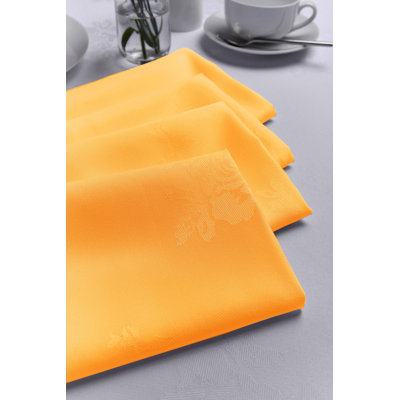 Ishaan Polyester Floral Square Napkin