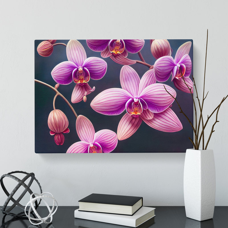 Exceptional Orchid Flowers - Wrapped Canvas