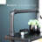Vivo Clamp-On 2-Tier Decorative Industrial Pipe Shelves-1010322112-1010322114