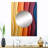 Hoorya Ashanti to the Throne multicolor wave - Abstract Shapes Decorative Mirror, Modern Wall Mirror, Printed Metal Art-559215807
