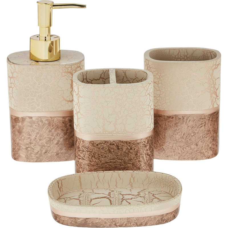 Bathroom accessory set