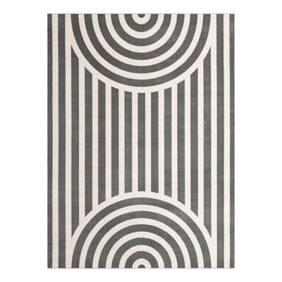 Unique Loom Lines Whimsy Kids Rug