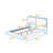Queen Upholstered Platform Bed with Sensor Light and Floating Design-1511551176