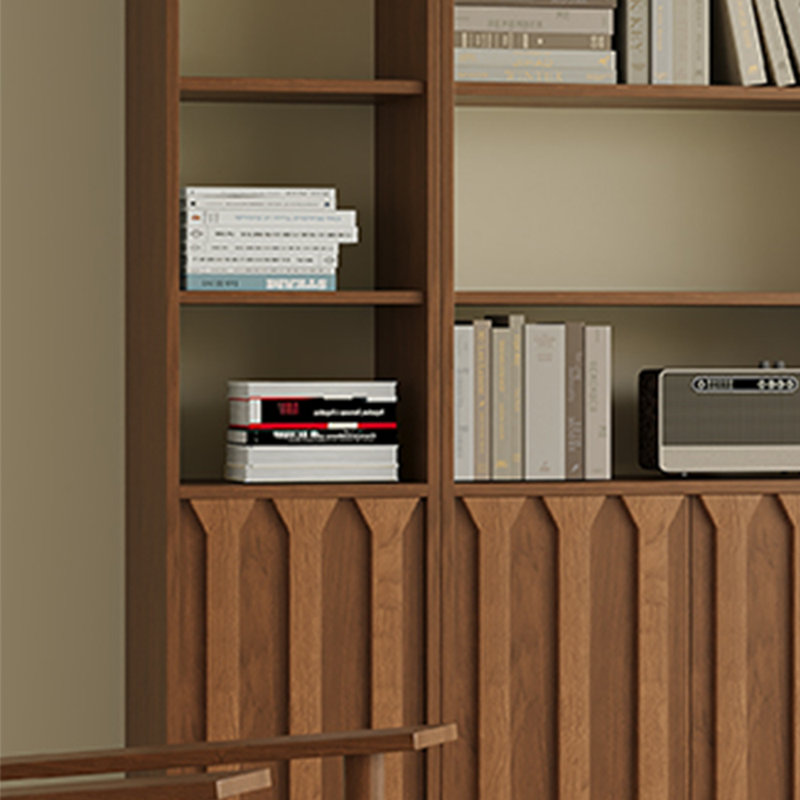 Bibliothèque de luxe de style rétro, H 82,68 po x l 15,75 po x P 13,78 po