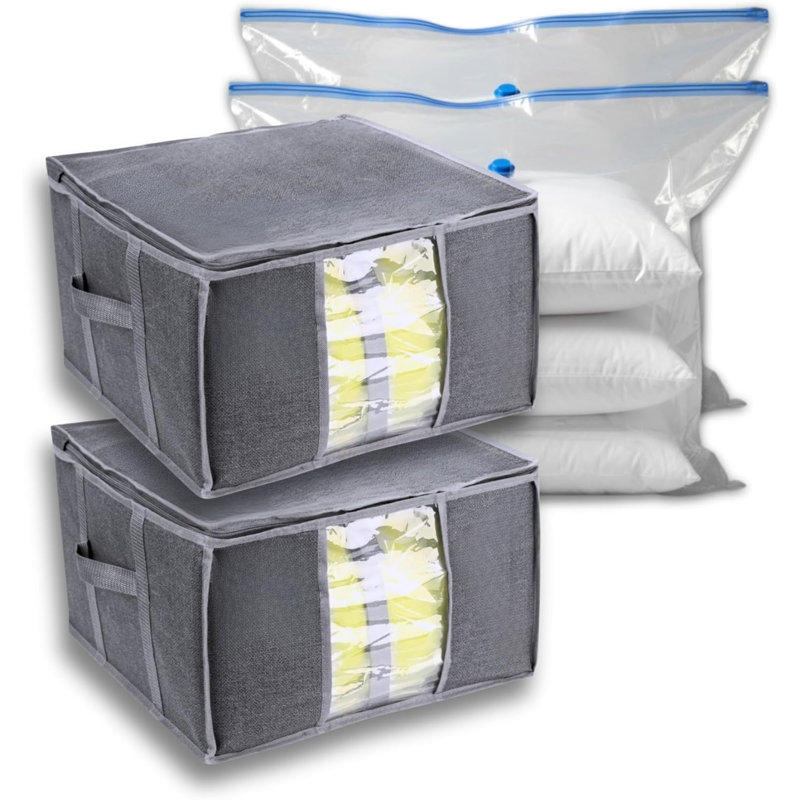 Brayden Studio Cardboard, Polyethylene (PE), Polyethylene Terephthalate (PET) Storage Bag