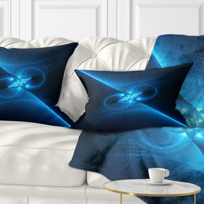 Choc floral de deux grands coussins lombaires suns