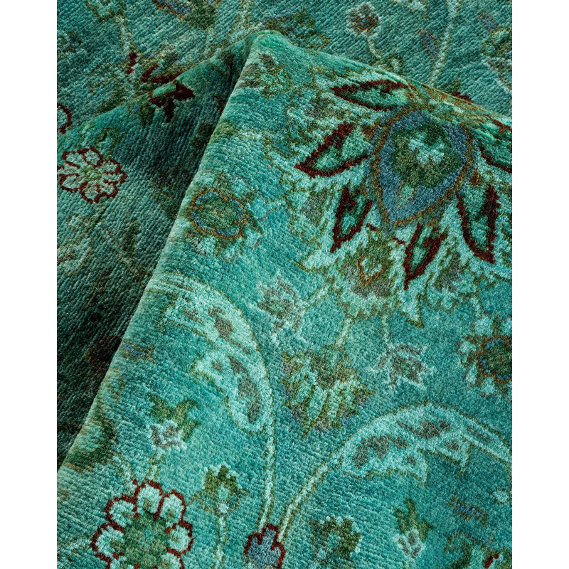 Fine Vibrance One-of-a-Kind 3' 2" X 5' 4" Hand Knotted Area Rug