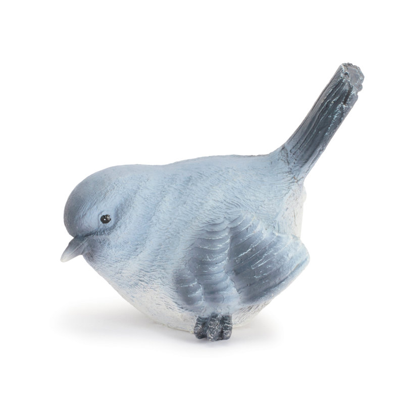 Blue Songbird Resin Figurine (Set of 6)