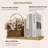 Set of 2 Floating Shelves for Wall, Solid Wood Wall Mounted Shelves with Hidden Brackets & Heavy Duty Support, Modern Farmhouse Rustic Style for Bathroom, Kitchen & Living Room-1385031192-1385031199