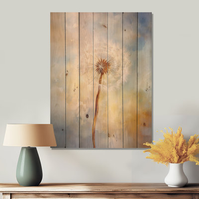 " White Dandelion Romantic Impression III "